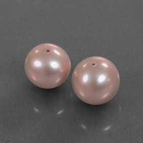 Perla naturale rosa da  ct, sfera / palla, opaco