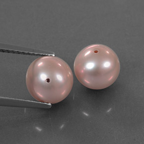 Perla naturale rosa da  ct, sfera / palla, opaco