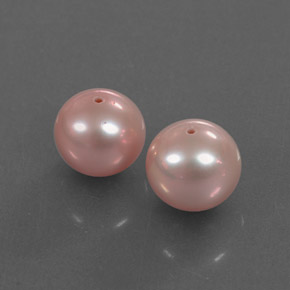 Perla naturale rosa da  ct, sfera / palla, opaco