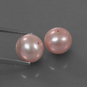 Perla naturale rosa da  ct, sfera / palla, opaco
