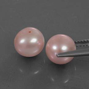 Perla naturale rosa da  ct, sfera / palla, opaco