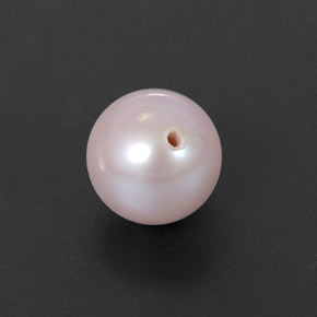 Perla Rosa argento naturale da 2.61 ct, Sfera, Opaco