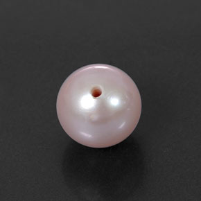 Perla naturale rosa da 2,58 ct, sfera / palla, opaco