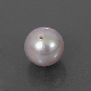 Perla naturale rosa da 2,65 ct, sfera / palla, opaco