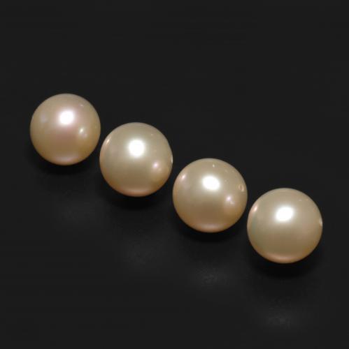 Perla naturale dorato da 13,66 ct, sfera / palla, opaco