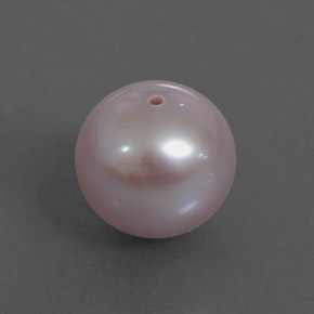 Perla naturale rosa da 3,64 ct, sfera / palla, opaco