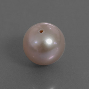 Perla naturale rosa da 2,97 ct, sfera / palla, opaco