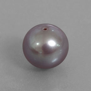 Perla naturale rosa da 3,44 ct, sfera / palla, opaco