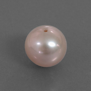 Perla naturale rosa da 2,91 ct, sfera / palla, opaco