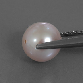 Perla naturale rosa da 3,25 ct, sfera / palla, opaco