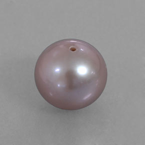 Perla naturale rosa da 3,52 ct, sfera / palla, opaco