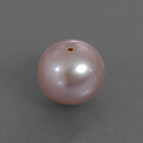 Perla naturale rosa da 2,94 ct, sfera / palla, opaco