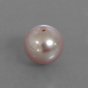 Perla Argento rosa naturale da 3.29 ct, Sfera, Opaco