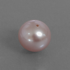 Perla Rosa argento naturale da 3.53 ct, Sfera, Opaco