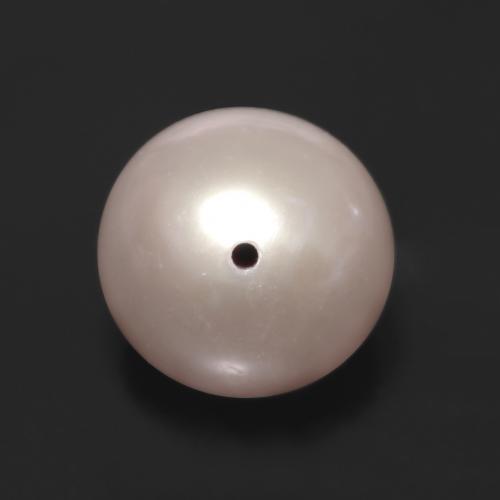 Perla naturale rosa da 3,31 ct, sfera / palla, opaco