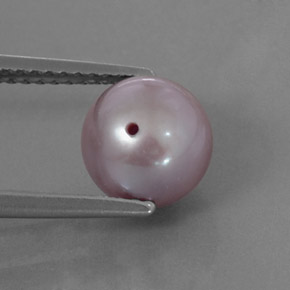 Perla naturale blu da 3,24 ct, sfera / palla, opaco
