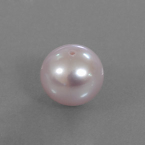 Perla naturale rosa da 3,05 ct, sfera / palla, opaco