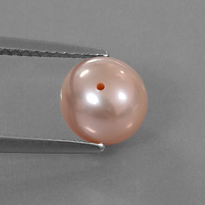 Perla naturale giallo da 3,10 ct, sfera / palla, opaco
