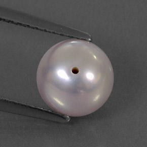 Perla naturale rosa da 3,03 ct, sfera / palla, opaco