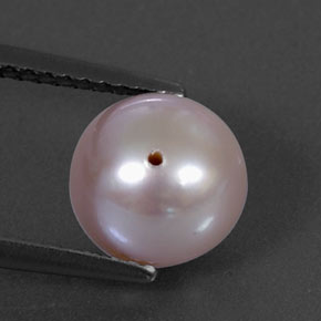 Perla naturale blu da 3,57 ct, sfera / palla, opaco
