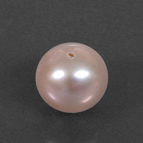 Perla naturale rosa da 2,69 ct, sfera / palla, opaco
