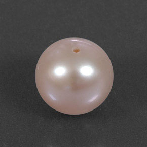 Perla rosa crema naturale da 3.16 ct, Sfera, Opaco