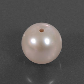 Perla naturale rosa da 2,92 ct, sfera / palla, opaco