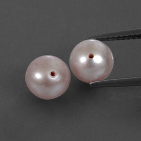 Perla naturale rosa da  ct, sfera / palla, opaco