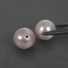 Perla naturale rosa da  ct, sfera / palla, opaco