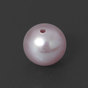 Perla naturale blu da 2,29 ct, sfera / palla, opaco