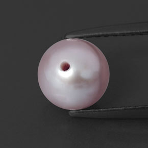 Perla naturale blu da 2,29 ct, sfera / palla, opaco
