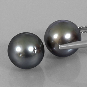 Gemme di perla argento naturale da 16,51 ct, sfera / palla, opaco