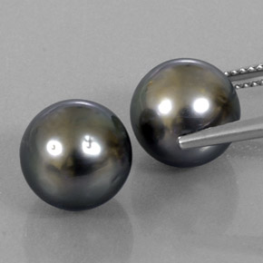 Gemme di perla argento naturale da 16,59 ct, sfera / palla, opaco