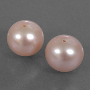 Perla naturale rosa da 6,27 ct, sfera / palla, opaco