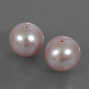 Perla naturale rosa da  ct, sfera / palla, opaco