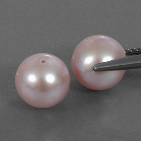 Perla naturale rosa da  ct, sfera / palla, opaco