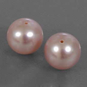 Gemme di Perla Rosa argento naturale da  ct, Sfera, Opaco