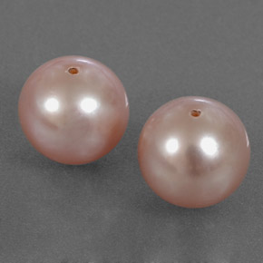 Perla naturale rosa da  ct, sfera / palla, opaco