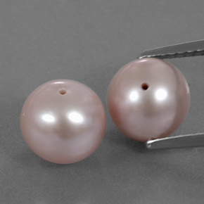 Gemme di Perla Rosa arancio naturale da 6.38 ct, Sfera, Opaco