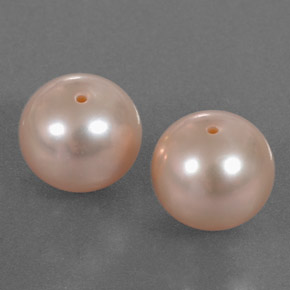 Perla naturale rosa da  ct, sfera / palla, opaco