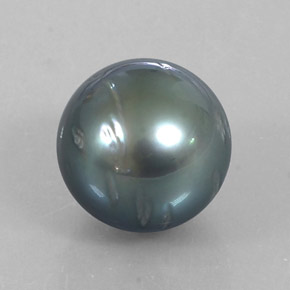 Perla Argento naturale da 12.54 ct, Sfera, Opaco
