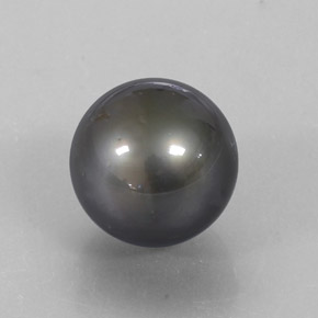 Perla naturale argento da 13,13 ct, sfera / palla, opaco