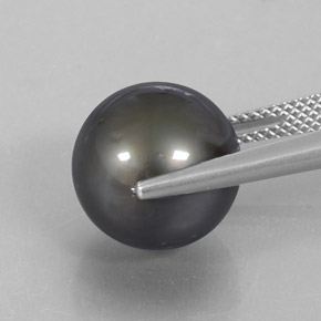 Perla naturale argento da 13,13 ct, sfera / palla, opaco