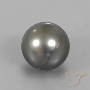 Perla Argento naturale da 13.34 ct, Sfera, Opaco
