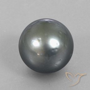Perla Argento naturale da 13.62 ct, Sfera, Opaco