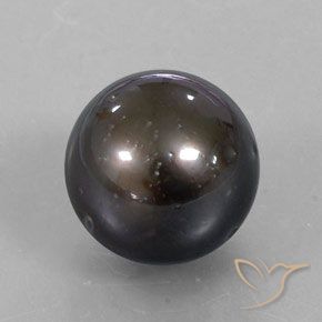 Perla Marrone naturale da 13.30 ct, Sfera, Opaco