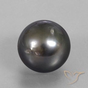 Perla Marrone naturale da 12.76 ct, Sfera, Opaco