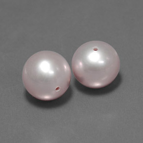 Perla naturale rosa da  ct, sfera / palla, opaco