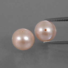 Perla naturale rosa da  ct, sfera / palla, opaco