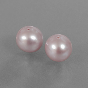 Perla naturale rosa da  ct, sfera / palla, opaco